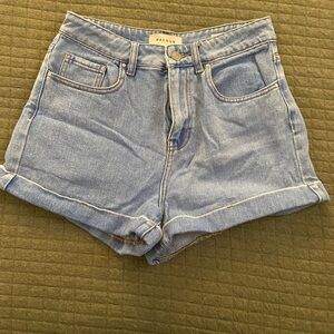 Denim shorts